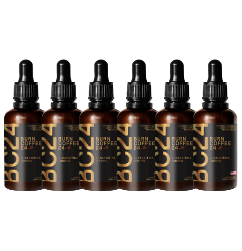 6 Frascos de Burn Coffee 24™